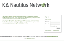 Tablet Screenshot of nautilusnetwork.kappadelta.org