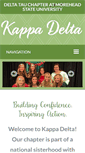 Mobile Screenshot of moreheadstate.kappadelta.org