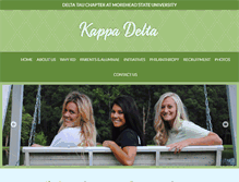 Tablet Screenshot of moreheadstate.kappadelta.org