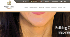 Desktop Screenshot of kappadelta.org
