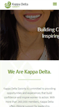 Mobile Screenshot of kappadelta.org