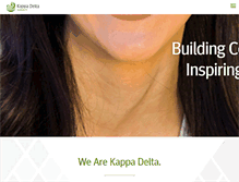 Tablet Screenshot of kappadelta.org